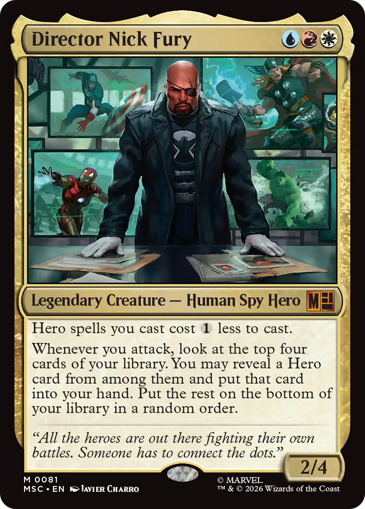Director Nick Fury [Marvel Super Heroes Commander] | Exor Games Summserside