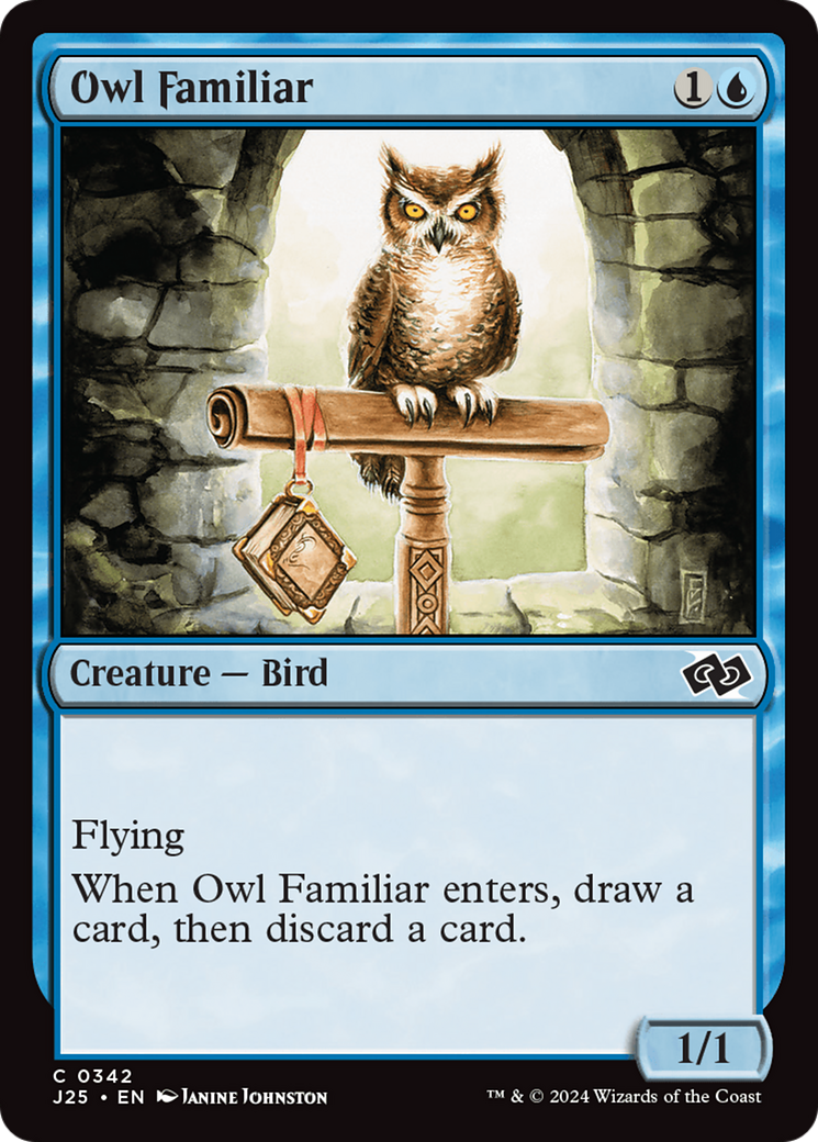 Owl Familiar [Foundations Jumpstart] | Exor Games Summserside