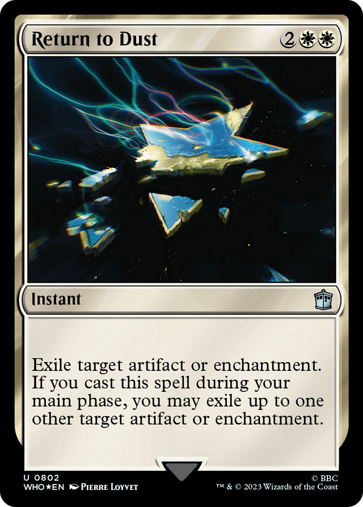 Return to Dust (Surge Foil) [Doctor Who] | Exor Games Summserside