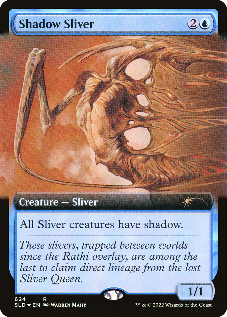 Shadow Sliver (Extended Art) [Secret Lair Drop Promos] | Exor Games Summserside
