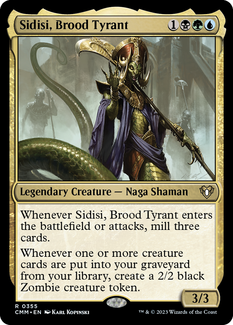 Sidisi, Brood Tyrant [Commander Masters] | Exor Games Summserside
