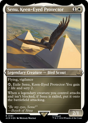 Senu, Keen-Eyed Protector (Foil Etched) [Assassin's Creed] | Exor Games Summserside