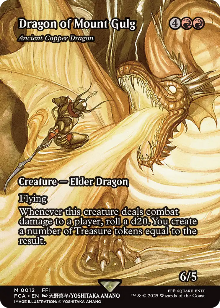 Dragon of Mount Gulg - Ancient Copper Dragon (Showcase) [FINAL FANTASY : Through the Ages] | Exor Games Summserside