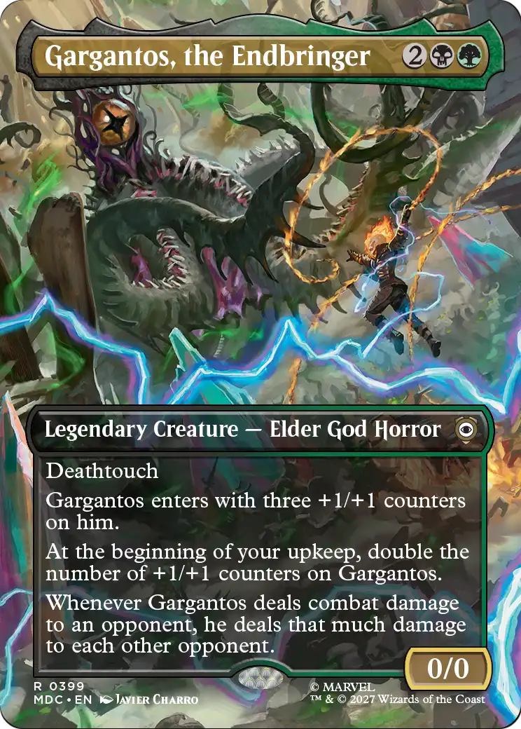 Gargantos, the Endbringer (Borderless) [Marvel: Darkhold Destiny Commander] | Exor Games Summserside