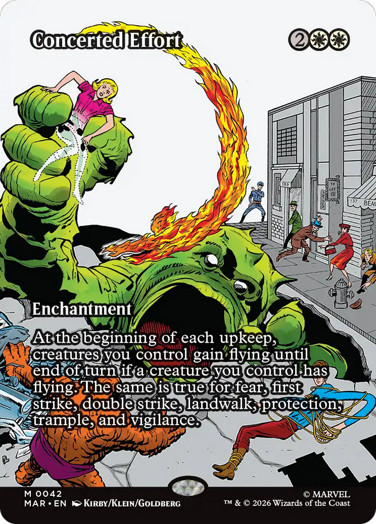 Concerted Effort (Borderless) [Marvel Universe: Eternal-Legal] | Exor Games Summserside