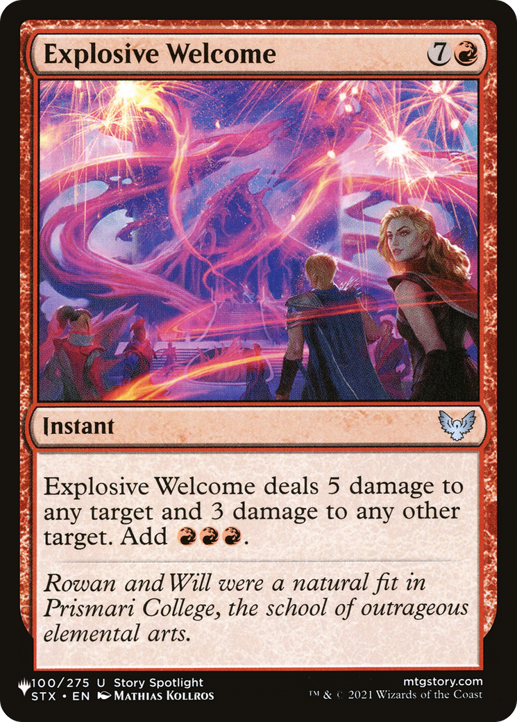 Explosive Welcome [The List] | Exor Games Summserside