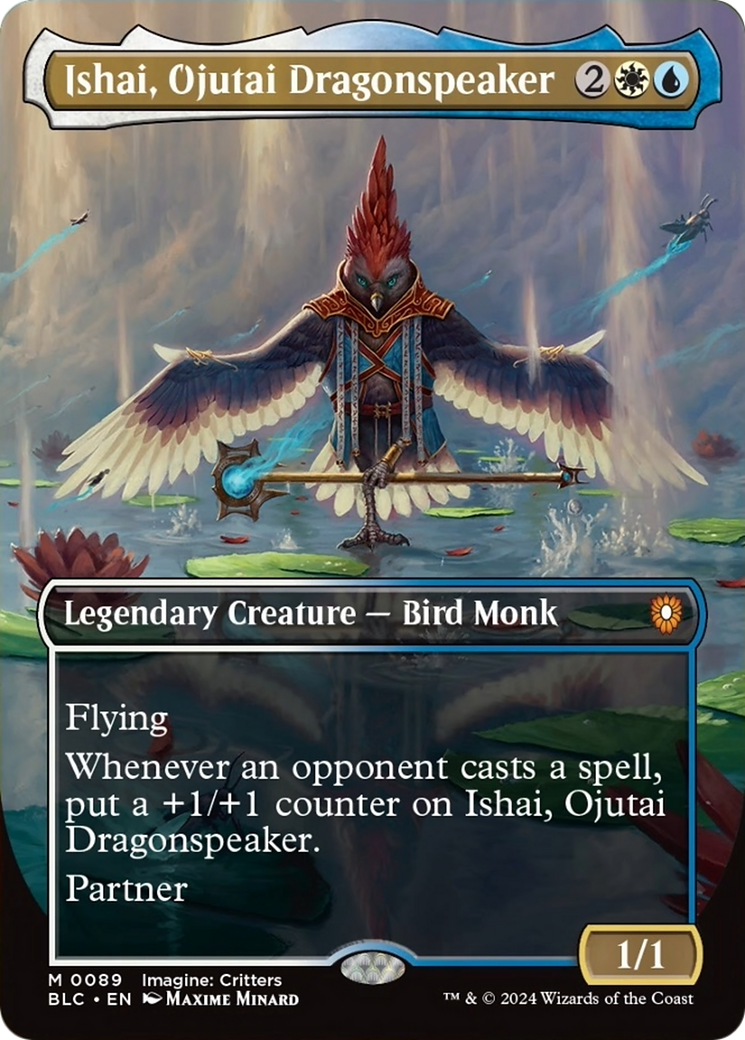 Ishai, Ojutai Dragonspeaker (Borderless) [Bloomburrow Commander] | Exor Games Summserside