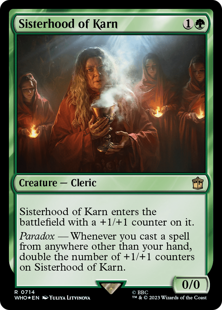 Sisterhood of Karn (Surge Foil) [Doctor Who] | Exor Games Summserside