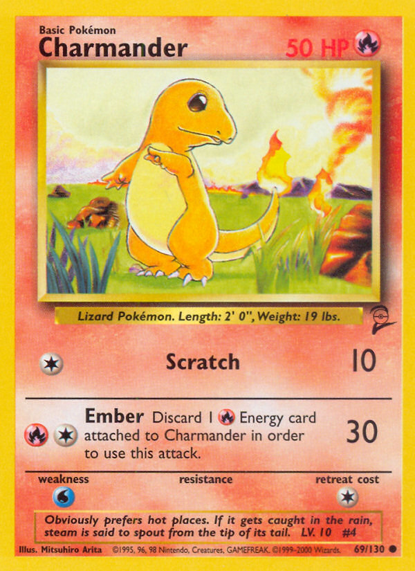 Charmander (69/130) [Base Set 2] | Exor Games Summserside