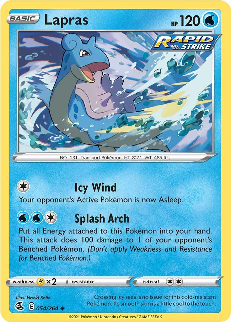 Lapras (054/264) [Sword & Shield: Fusion Strike] | Exor Games Summserside