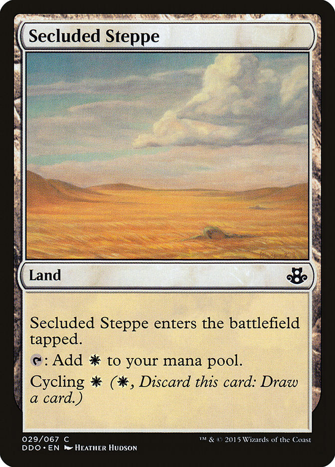 Secluded Steppe [Duel Decks: Elspeth vs. Kiora] | Exor Games Summserside