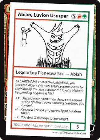 Abian, Luvion Usurper (2021 Edition) [Mystery Booster Playtest Cards] | Exor Games Summserside