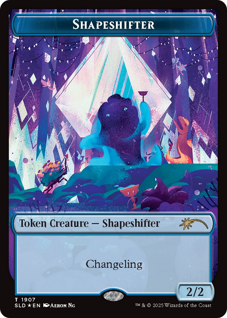 Shapeshifter Token (1907) (Double Rainbow Foil) [Secret Lair Drop Series] | Exor Games Summserside