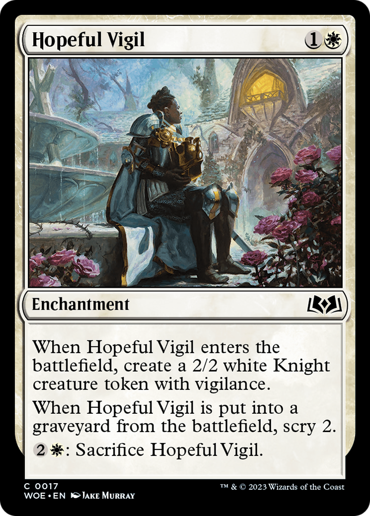 Hopeful Vigil [Wilds of Eldraine] | Exor Games Summserside