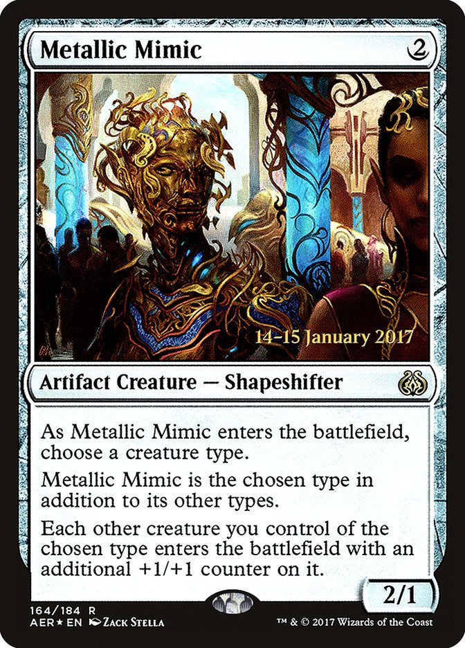Metallic Mimic [Aether Revolt Prerelease Promos] | Exor Games Summserside