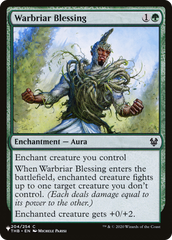 Warbriar Blessing [The List Reprints] | Exor Games Summserside