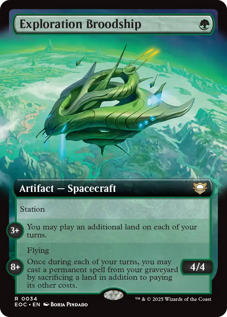 Exploration Broodship (Extended Art) [Edge of Eternities Commander] | Exor Games Summserside