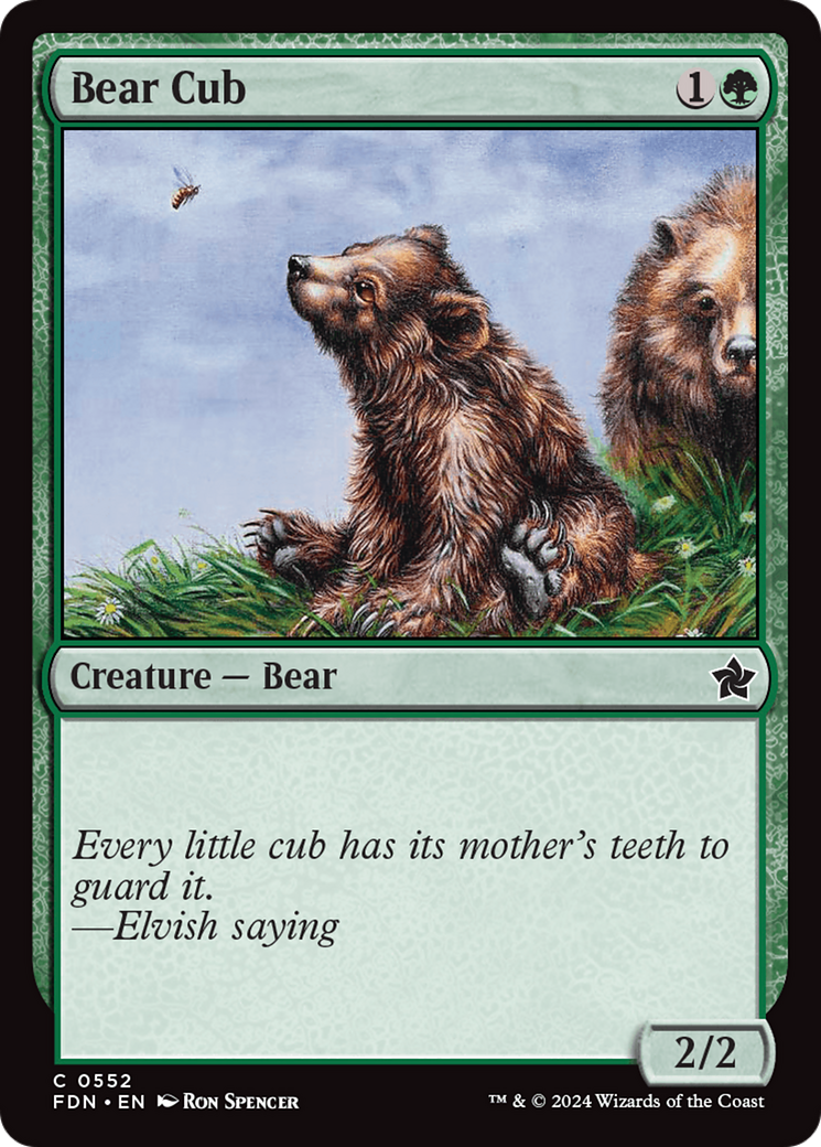 Bear Cub [Foundations] | Exor Games Summserside