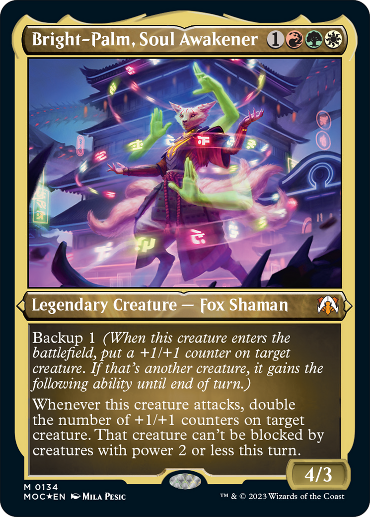 Bright-Palm, Soul Awakener (Display Commander) [March of the Machine Commander] | Exor Games Summserside