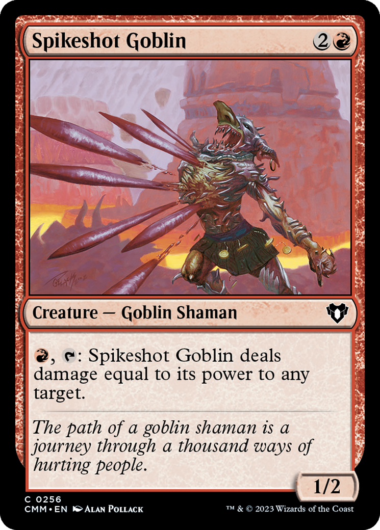 Spikeshot Goblin [Commander Masters] | Exor Games Summserside