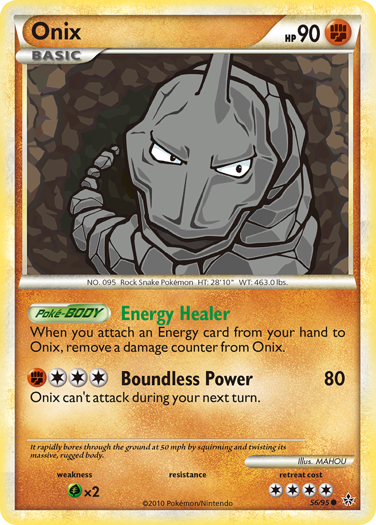 Onix (56/95) [HeartGold & SoulSilver: Unleashed] | Exor Games Summserside