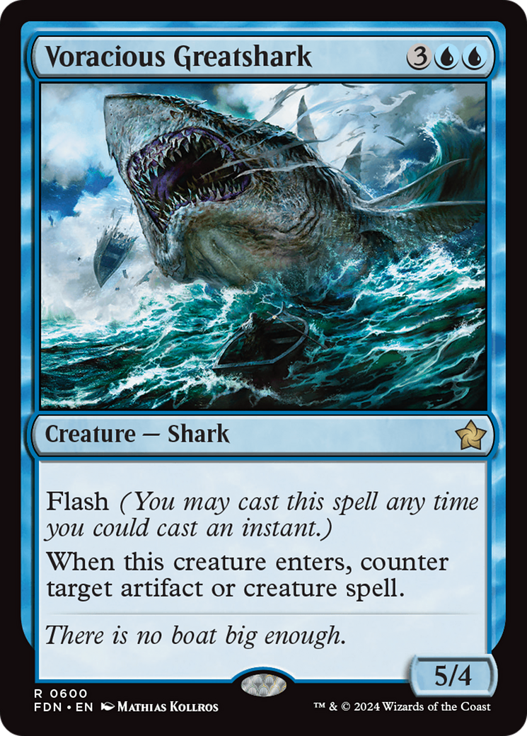 Voracious Greatshark [Foundations] | Exor Games Summserside