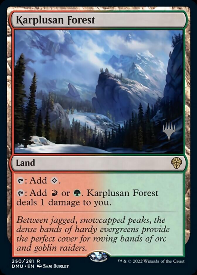 Karplusan Forest (Promo Pack) [Dominaria United Promos] | Exor Games Summserside