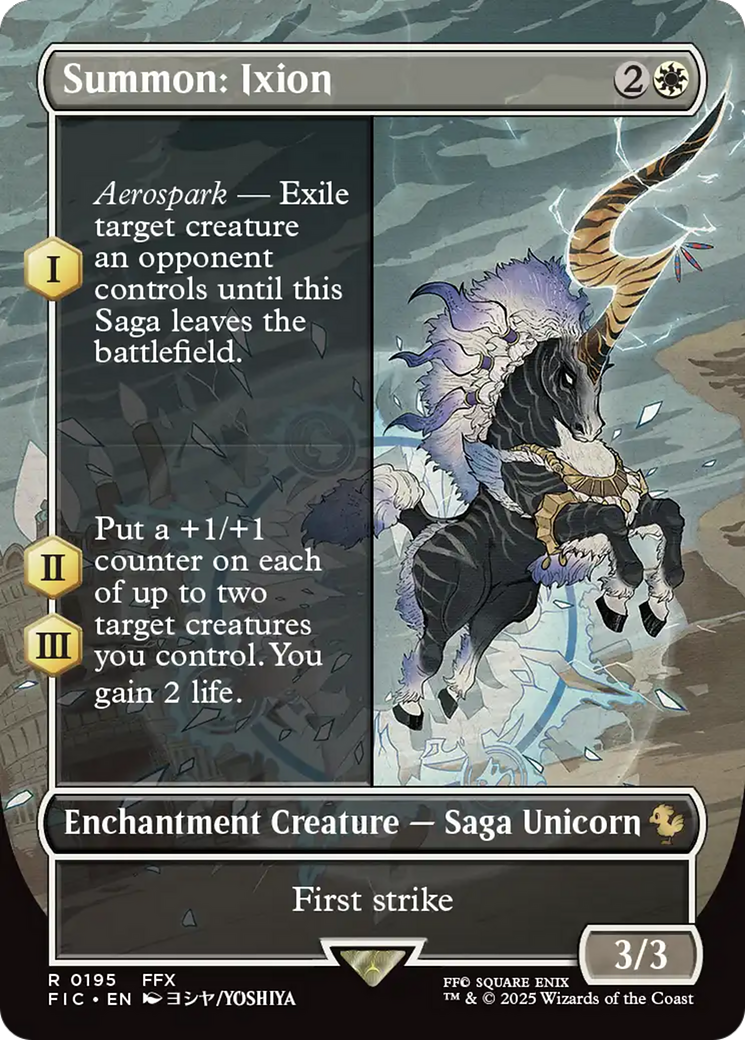 Summon: Ixion (Borderless) [FINAL FANTASY Commander] | Exor Games Summserside
