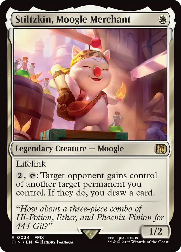Stiltzkin, Moogle Merchant [FINAL FANTASY] | Exor Games Summserside