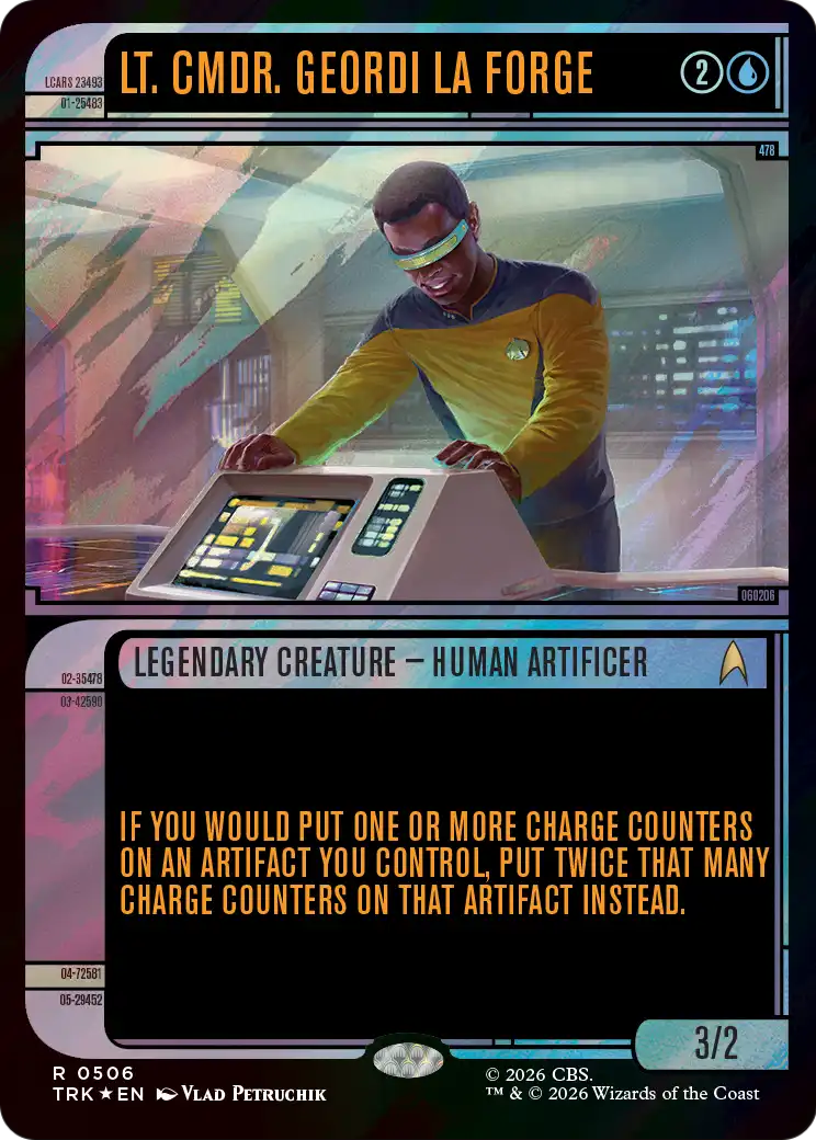 Lt. Cmdr. Geordi La Forge (Showcase) (Surge Foil) [Star Trek] | Exor Games Summserside