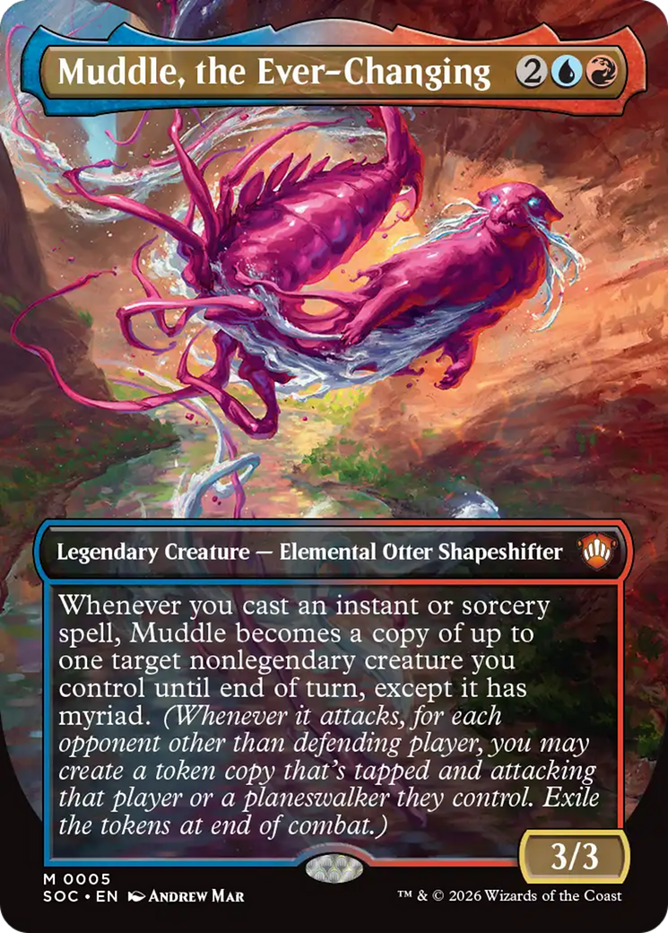 Muddle, the Ever-Changing (Borderless) [Secrets of Strixhaven Commander] | Exor Games Summserside