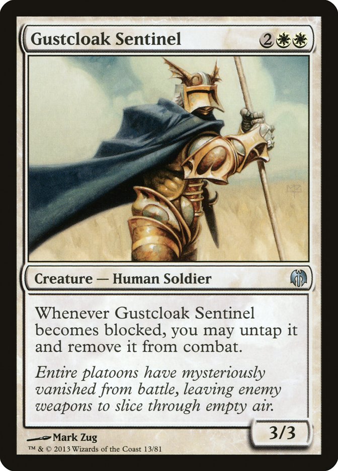 Gustcloak Sentinel [Duel Decks: Heroes vs. Monsters] | Exor Games Summserside