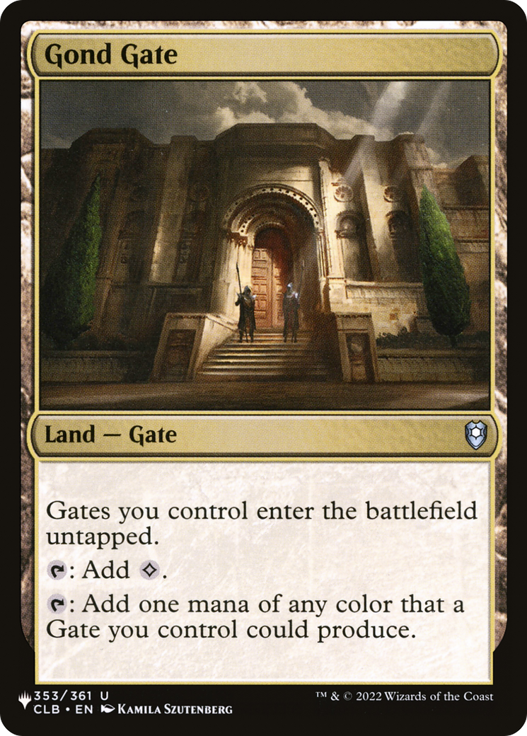 Gond Gate [The List] | Exor Games Summserside