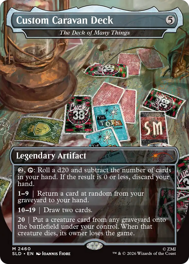 Custom Caravan Deck - The Deck of Many Things [Secret Lair Drop Series] | Exor Games Summserside