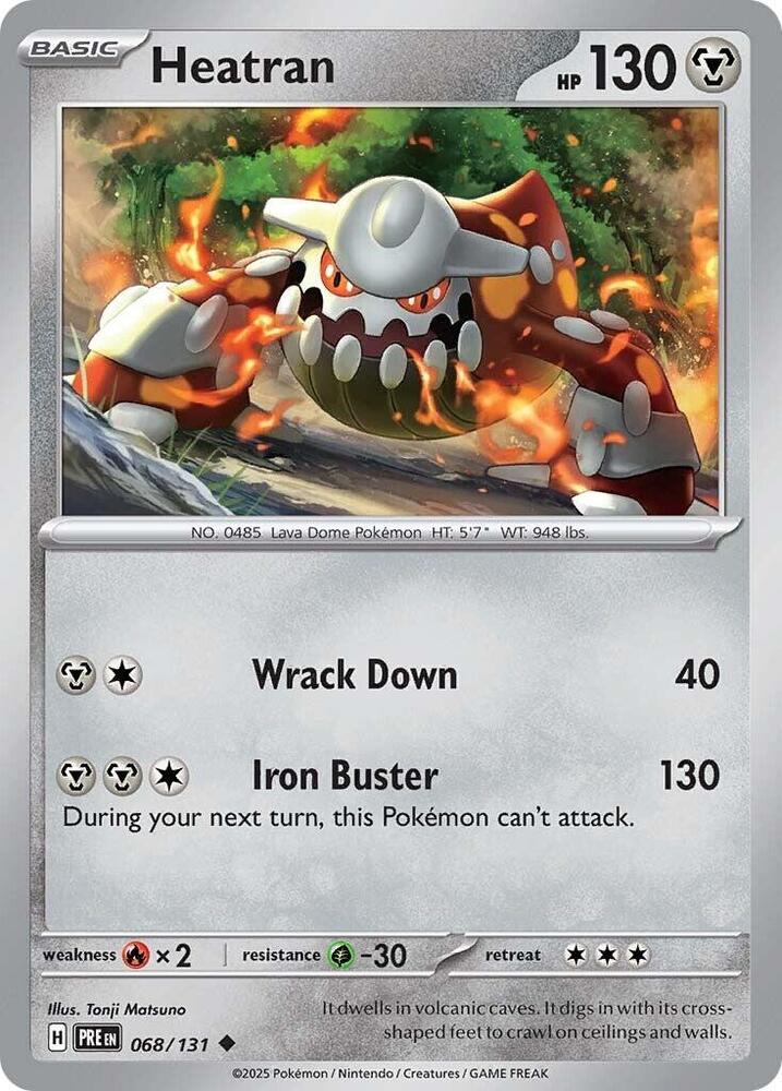 Heatran (068/131) [Scarlet & Violet: Prismatic Evolutions] | Exor Games Summserside