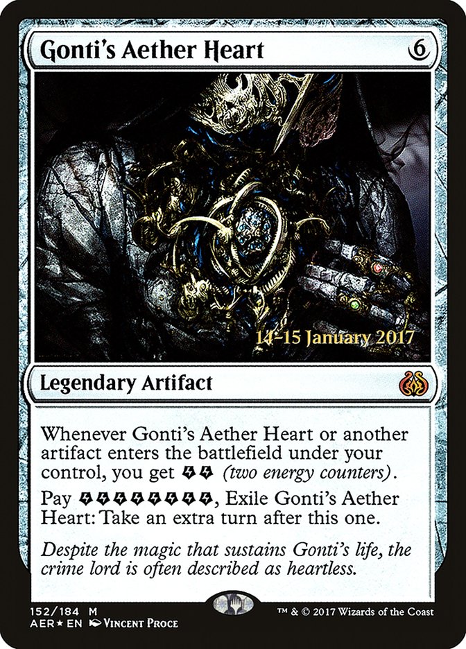 Gonti's Aether Heart [Aether Revolt Prerelease Promos] | Exor Games Summserside