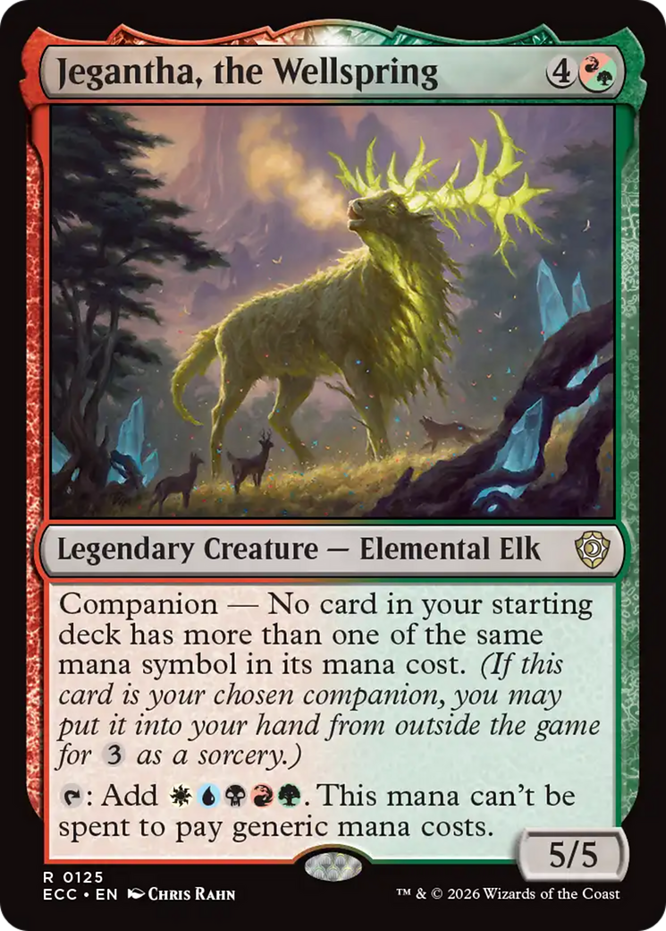 Jegantha, the Wellspring [Lorwyn Eclipsed Commander] | Exor Games Summserside