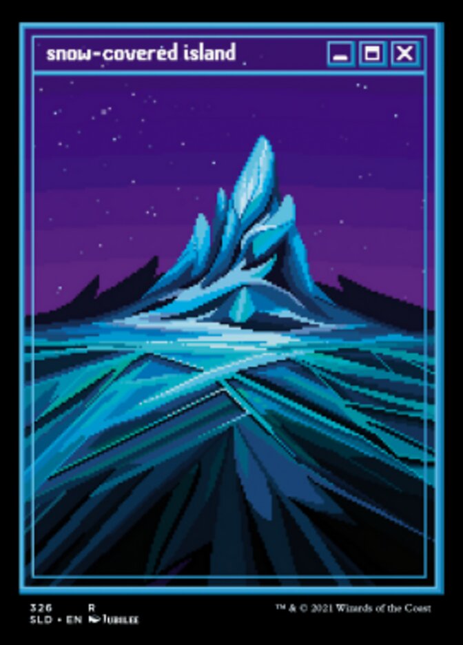 Snow-Covered Island (Foil Etched) [Secret Lair Drop Series] | Exor Games Summserside