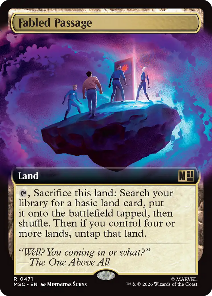 Fabled Passage (Extended Art) [Marvel Super Heroes Commander] | Exor Games Summserside