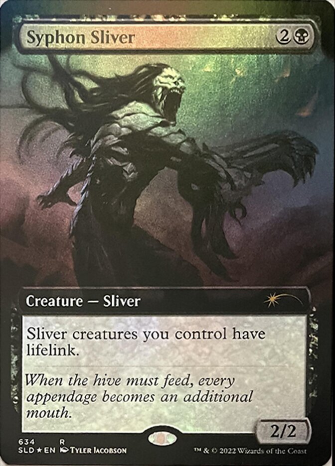 Syphon Sliver (Extended Art) [Secret Lair Drop Promos] | Exor Games Summserside