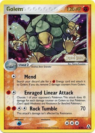 Golem (6/92) (Stamped) [EX: Legend Maker] | Exor Games Summserside
