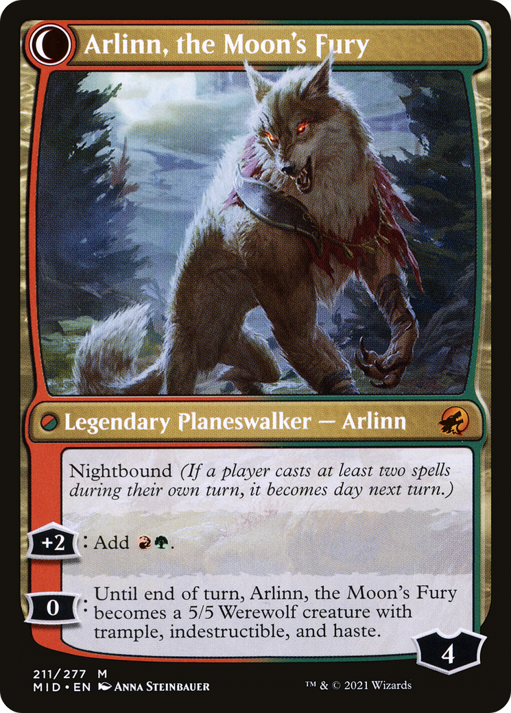 Arlinn, the Pack's Hope // Arlinn, the Moon's Fury [Secret Lair: From Cute to Brute] | Exor Games Summserside