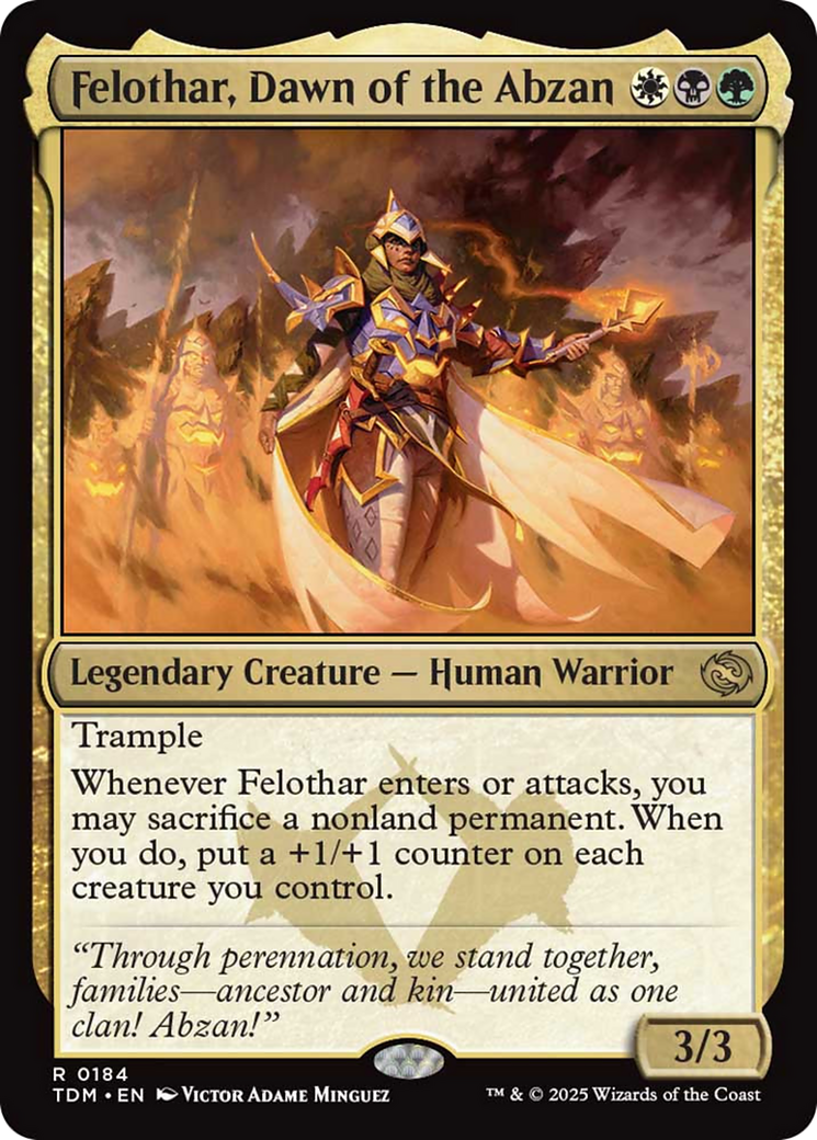 Felothar, Dawn of the Abzan [Tarkir: Dragonstorm] | Exor Games Summserside