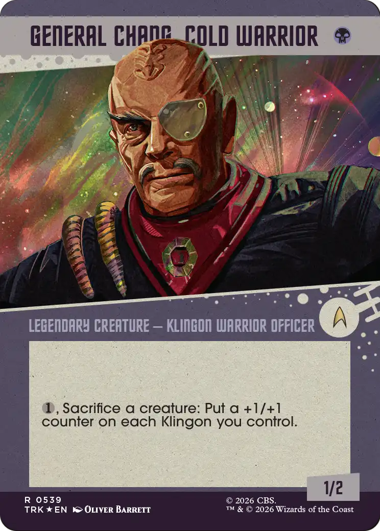 General Chang, Cold Warrior (0539) (Showcase Surge Foil) [Star Trek] | Exor Games Summserside