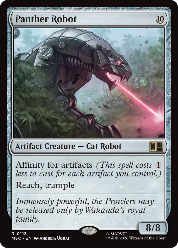 Panther Robot (Surge Foil) [Marvel Super Heroes Commander] | Exor Games Summserside