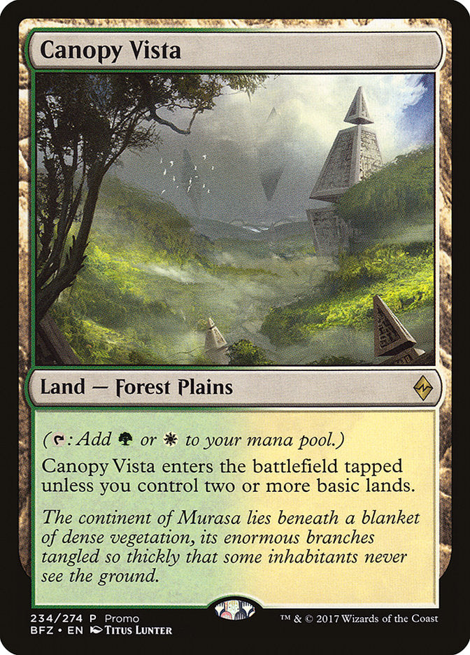 Canopy Vista (Promo) [Standard Showdown Promos] | Exor Games Summserside