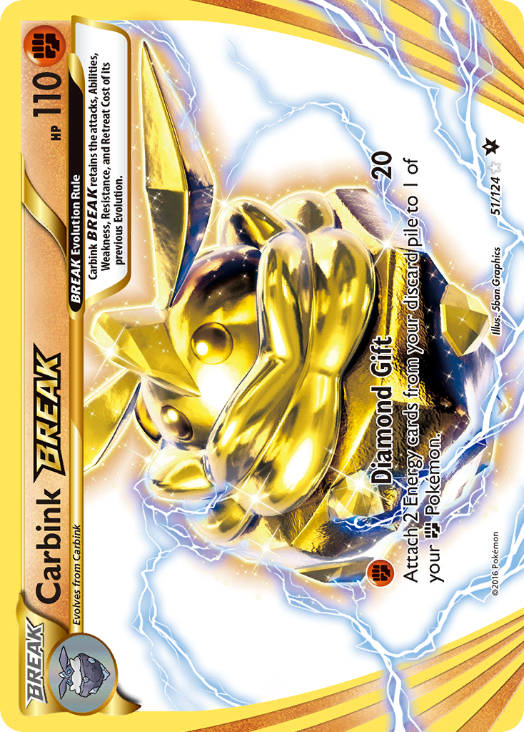 Carbink BREAK (51/124) [XY: Fates Collide] | Exor Games Summserside
