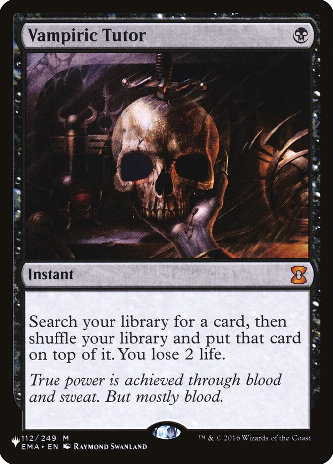 Vampiric Tutor [The List] | Exor Games Summserside