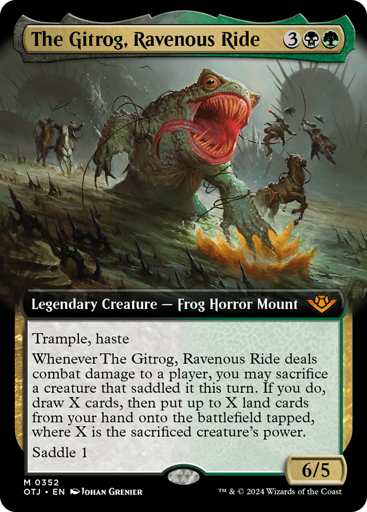 The Gitrog, Ravenous Ride (Extended Art) [Outlaws of Thunder Junction] | Exor Games Summserside