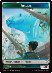 Fractal (0005) // Spirit (0011) Double-Sided Token [Secrets of Strixhaven Tokens] | Exor Games Summserside
